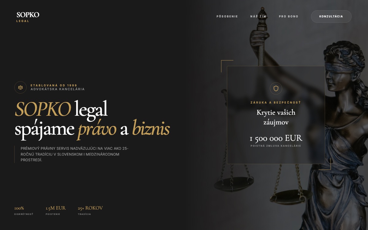 Web Sopko Legal
